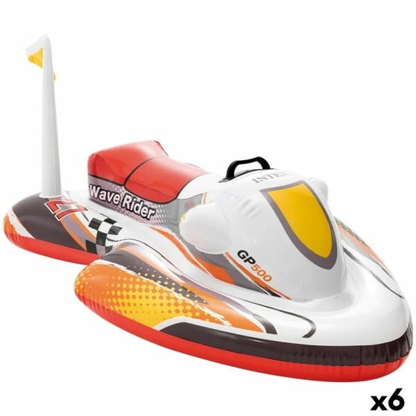 Puhallettava allaspatsas Intex Wave RIder Moottoripyörä 117 x 58 x 77 cm (6 osaa)