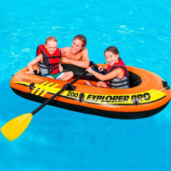 Puhallettava vene Intex Explorer Pro 200 3 osaa 196 x 33 x 102 cm