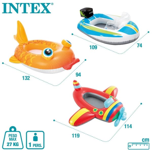 Puhallettava vene Intex 98 x 39 x 72 cm (24 osaa)