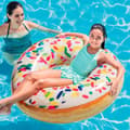 Pikkukuva 3 / 5: Täytettävä rengas Intex Donut Valkoinen 114 x 25 x 114 cm (12 osaa)