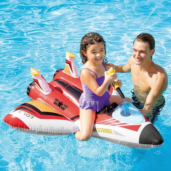 Ilmapatja Intex Vesipistooli Lentokone 117 x 117 cm (6 osaa)