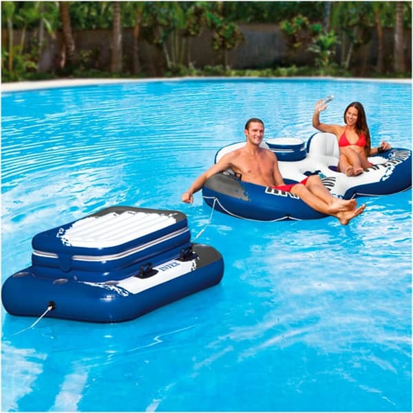 Kelluva puhallettava jäähdytin Intex Mega Chill II 122 x 97 x 122 cm (3 osaa)