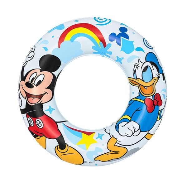 Puhallettava kelluke Bestway Monivärinen Mickey Mouse Ø 56 cm