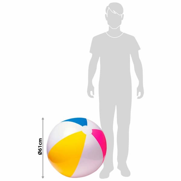 Strandboll Intex Ø 61 cm PVC (36 antal)