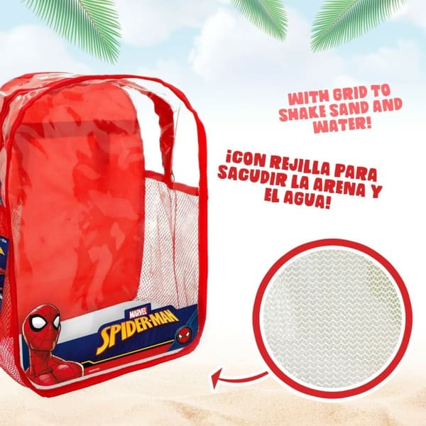 Strandleksaker set Spider-Man 18 x 16 x 18 cm (12 antal)