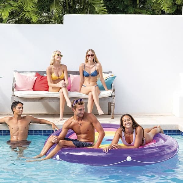 Luftmadras Intex 206 x 24 x 206 cm (3 enheder)