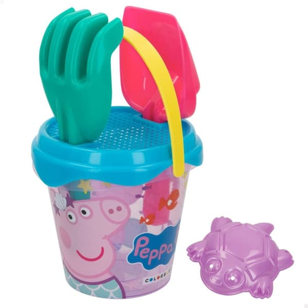 Rantalelusetti Peppa Pig 14 x 12,5 x 14 cm (24 osaa)