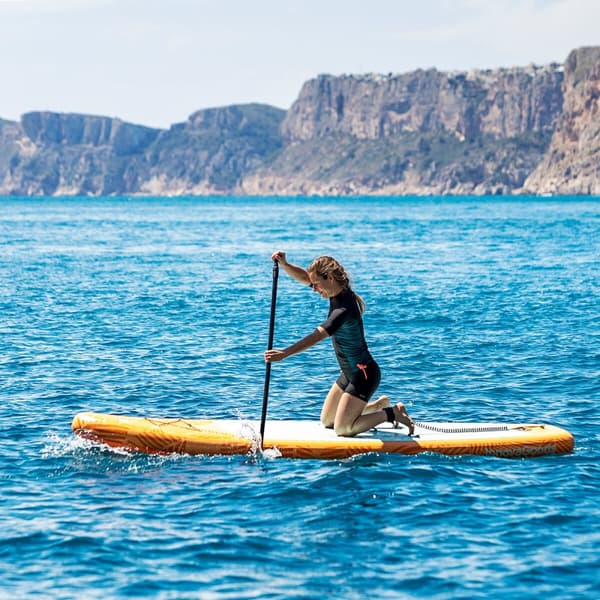 2 i 1 Oppusteligt Paddle Surf Board med sæde og tilbehør Siros InnovaGoods 10'5" 320 cm