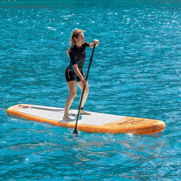 2 i 1 Oppusteligt Paddle Surf Board med sæde og tilbehør Siros InnovaGoods 10'5" 320 cm