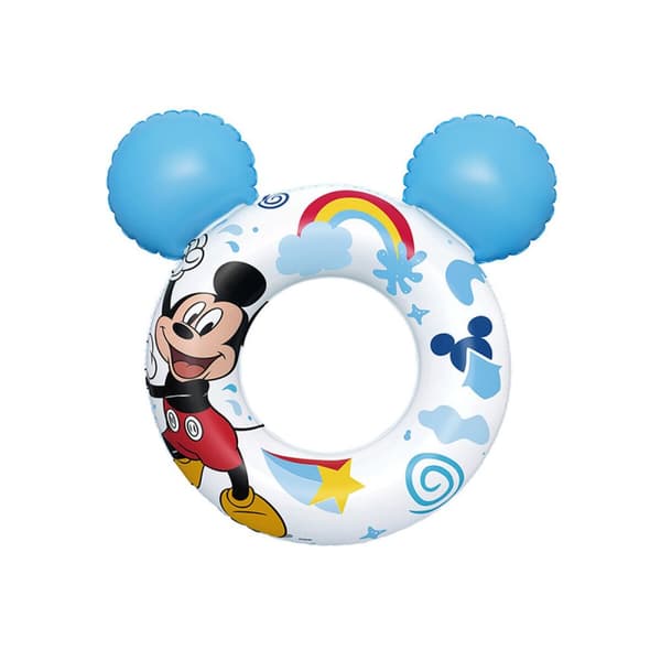 Puhallettava kelluke Bestway Valkoinen Mickey Mouse 74 x 76 cm
