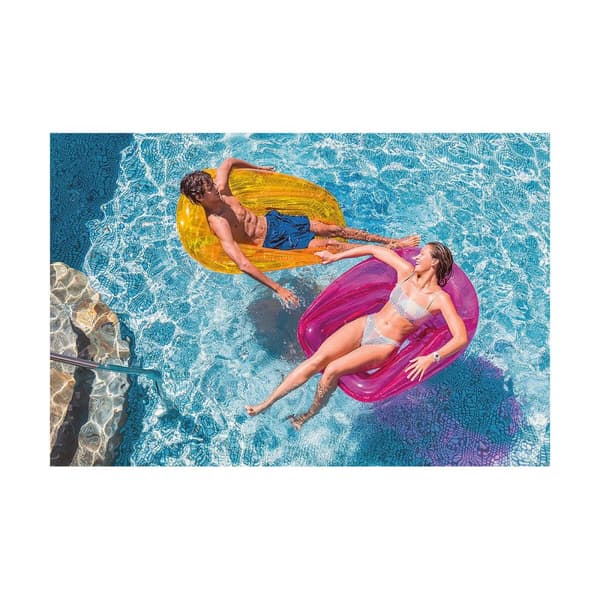 Uppblåsbar poolflotta Intex Lounge 104 x 102 cm PVC
