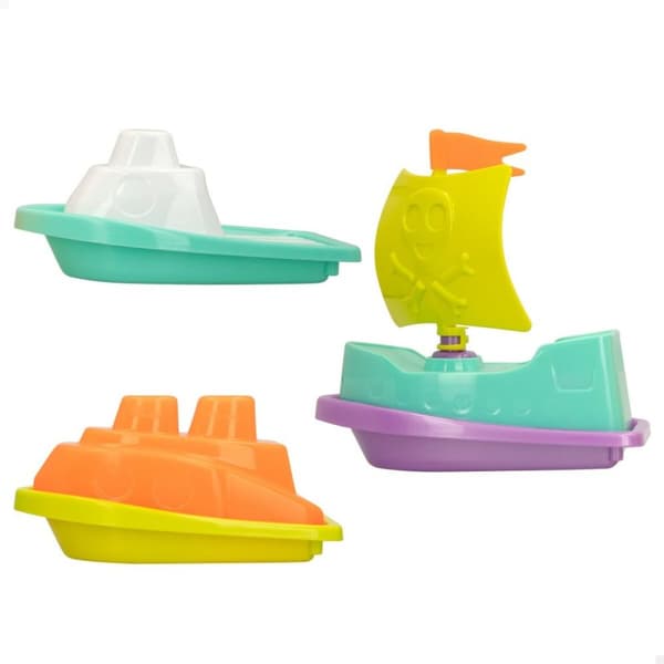 Strandleksaker set Colorbaby 3 Delar Båt polypropen (12 antal)