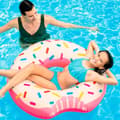 Miniatyrbild 3 av 5: Uppblåsbart hjul Intex Donut Rosa 107 x 99 x 23 cm (12 antal)