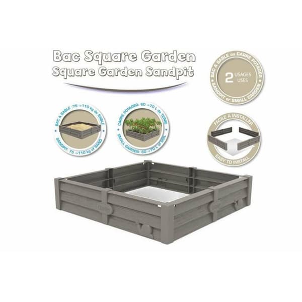Sandlåda Smoby Plast 77 x 76 x 17 cm 60 L