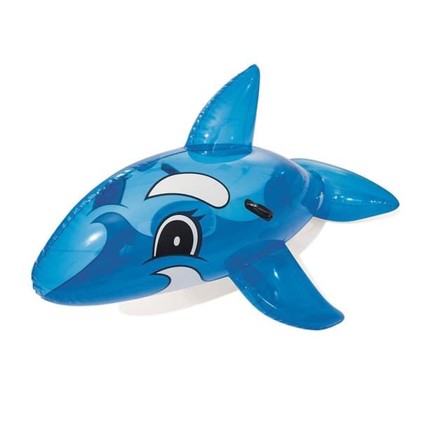 Bestway Uppblåsbar Blå Val Figur med Handtag 157x94 cm +3 År Strand och Pool 41037