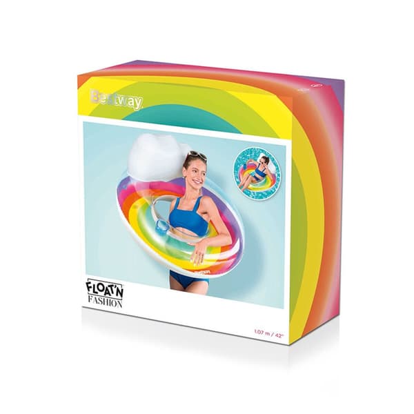 Bestway Uppblåsbar Regnbågshjul D107 cm +12 År Strand och Pool 43647