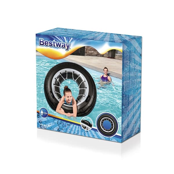 Bestway Dekorerad Uppblåsbar Flotte Däck D119 cm +12 År Strand och Pool 36102