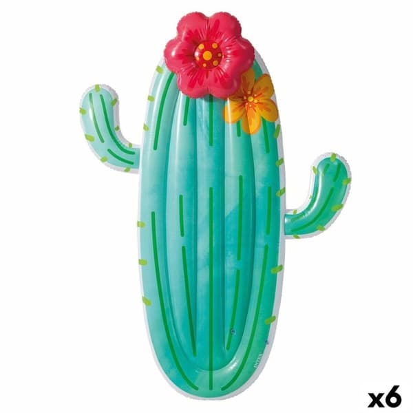 Luftmadrass Intex Kaktus 140 x 185 x 28 cm (6 enheter)