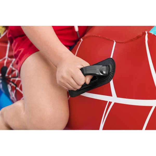 Bestway Uppblåsbar Motorcykel Spiderman 170x84 cm +3 År Strand och Pool 98794