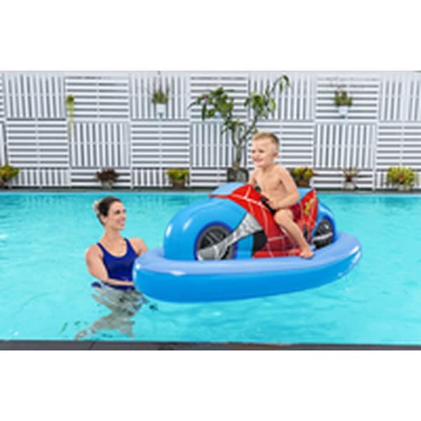 Bestway Uppblåsbar Motorcykel Spiderman 170x84 cm +3 År Strand och Pool 98794