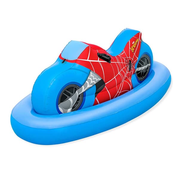 Bestway Uppblåsbar Motorcykel Spiderman 170x84 cm +3 År Strand och Pool 98794