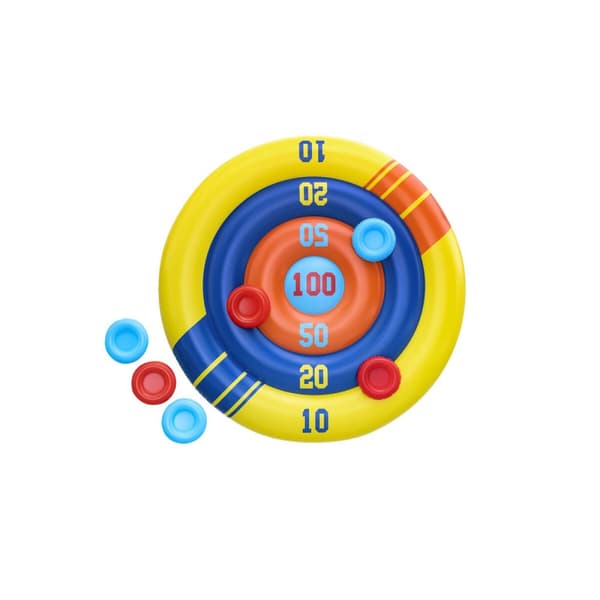 Bestway Flytande Kasta Uppblåsbar Skiva Spel D140 cm +3 År Pool 52566
