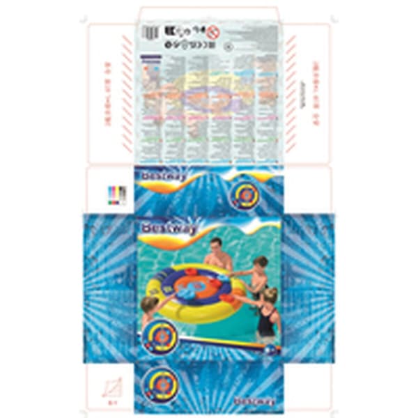 Bestway Flytande Kasta Uppblåsbar Skiva Spel D140 cm +3 År Pool 52566