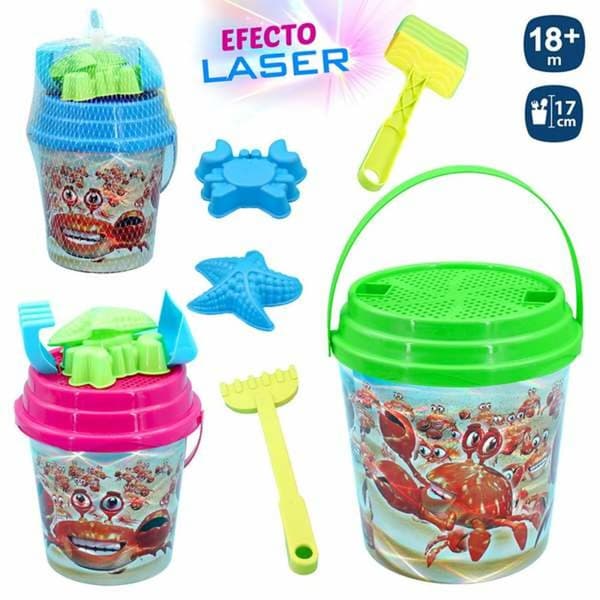 Strandleksaker set Juinsa 17 x 17 cm Krabba