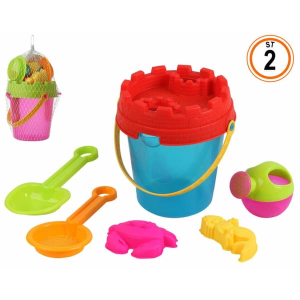 Strandspand Multifarvet 29 x 18 cm