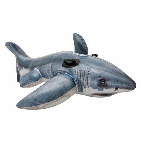 Oppustelig Figur til Pool Intex Haj 173 x 5,6 x 10,7 cm (6 enheder)