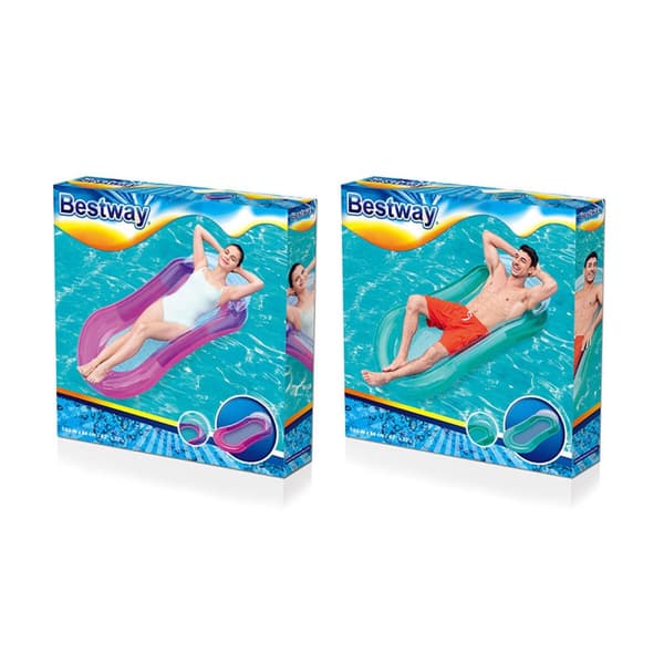 Oppustelig poolstol Bestway Aqua 160 x 84 cm 74 x 153 x 28 cm