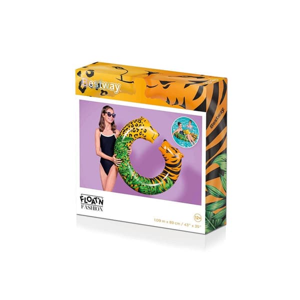 Oppustelig flyder Bestway Multifarvet Jungle 109 x 89 cm