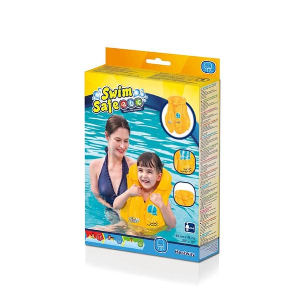 Oppustelig svømmevest Bestway 51 x 46 cm Blæksprutte
