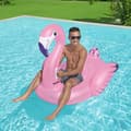 Pikkukuva 3 / 11: Puhallettava kelluke Bestway Vaaleanpunainen flamingo 153 x 143 cm
