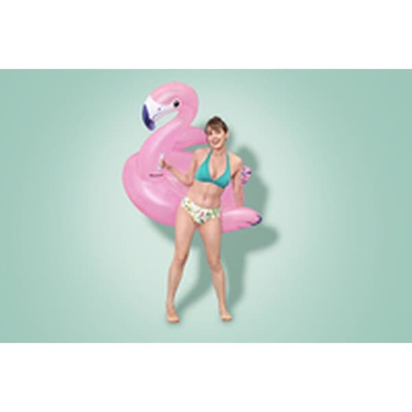 Puhallettava kelluke Bestway Vaaleanpunainen flamingo 153 x 143 cm