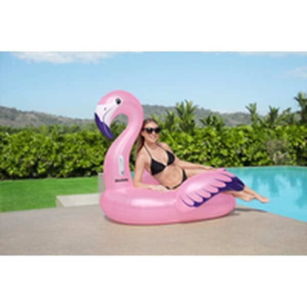 Puhallettava kelluke Bestway Vaaleanpunainen flamingo 153 x 143 cm