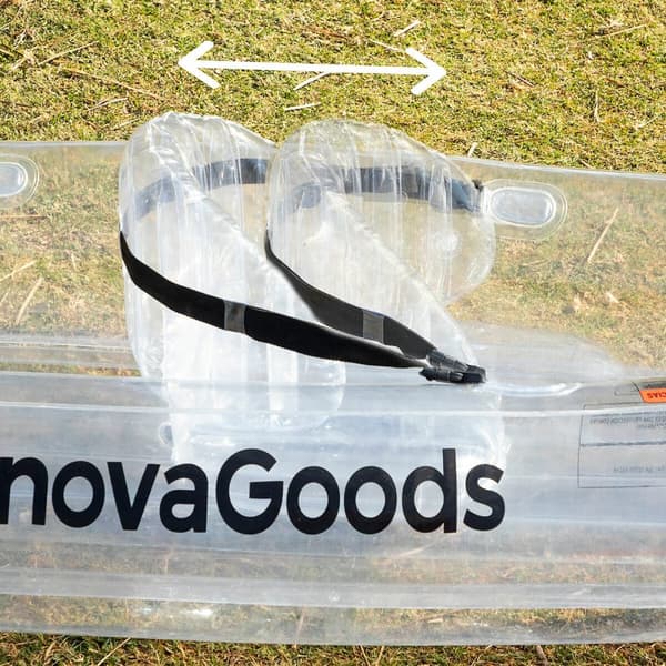 KÄYTETTY Ilmatäytteinen Läpinäkyvä Kajakki Tarvikkeilla Paros InnovaGoods 312 cm 2 paikkaa (Kunnostetut Tuotteet A)