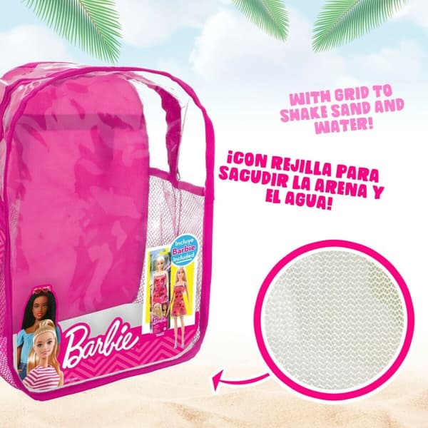 Strandlekesett Barbie 8 Deler Ø 18 cm