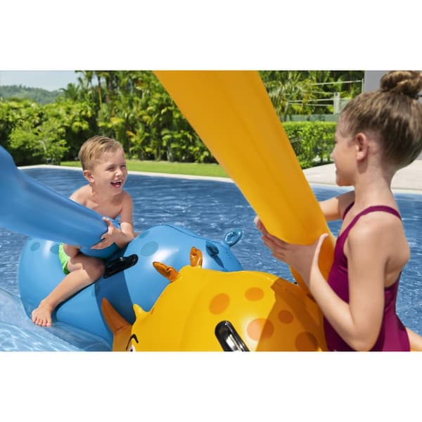 Bestway Flydende Legesæt Næsehorn 153x77 cm +3 År Pool 41522