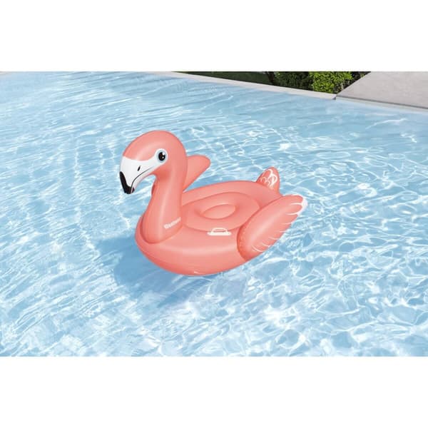 Bestway Oppustelig Flamingo med Håndtag 138x107 cm +3 År Strand og Pool 41525