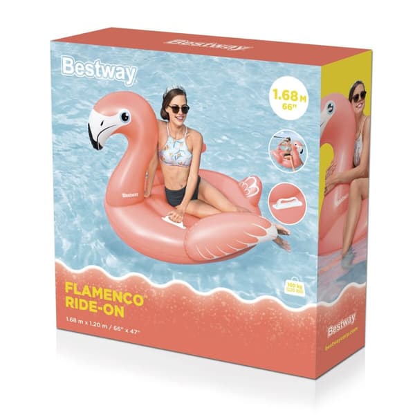 Bestway Flamingo-ilmapallo Kahvoilla 168x120 cm +3 v Ranta ja Uima-allas 41526