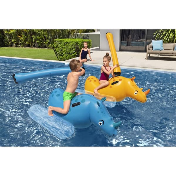 Bestway Flydende Legesæt Næsehorn 153x77 cm +3 År Pool 41522