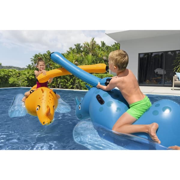 Bestway Flydende Legesæt Næsehorn 153x77 cm +3 År Pool 41522