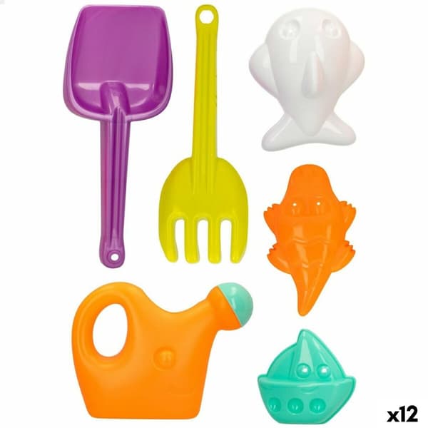Rantalelusetti Colorbaby 6 Kappaletta 27 cm (12 osaa)