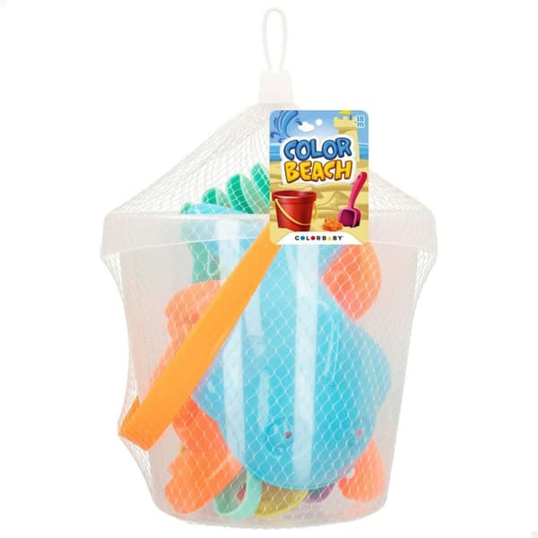 Rantalelusetti Colorbaby Ø 18 cm (24 osaa)