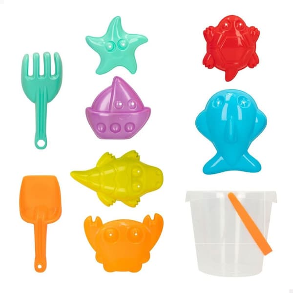 Rantalelusetti Colorbaby Ø 18 cm (24 osaa)