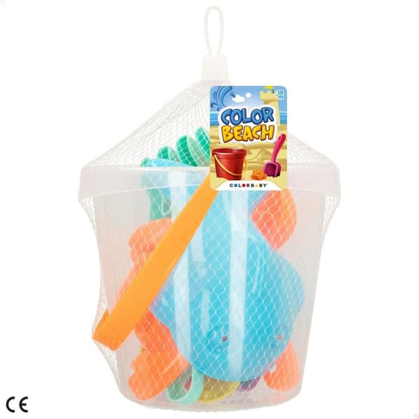 Rantalelusetti Colorbaby Ø 18 cm (24 osaa)