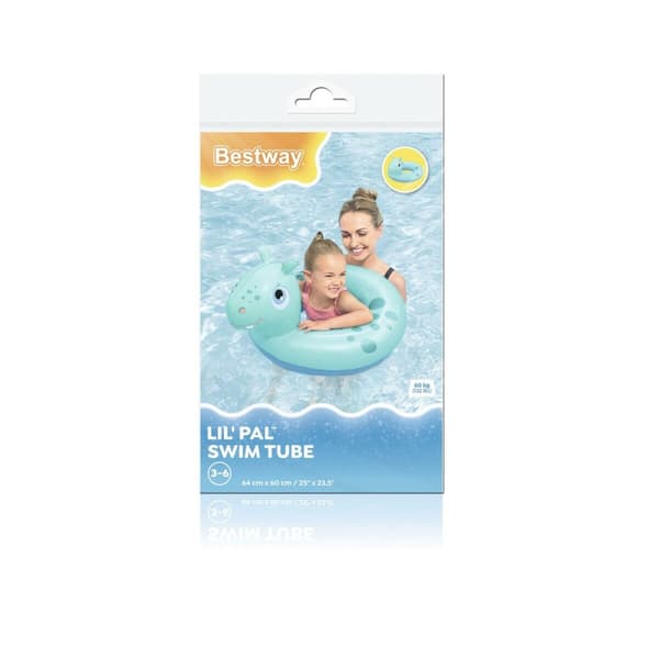 Bestway Oppustelig Flodhest 64x60/68x66/73,5x66 cm +3 til 6 År Strand og Pool 36464