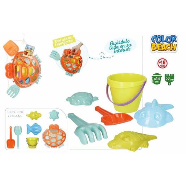 Strandleksaker set Colorbaby 14 cm