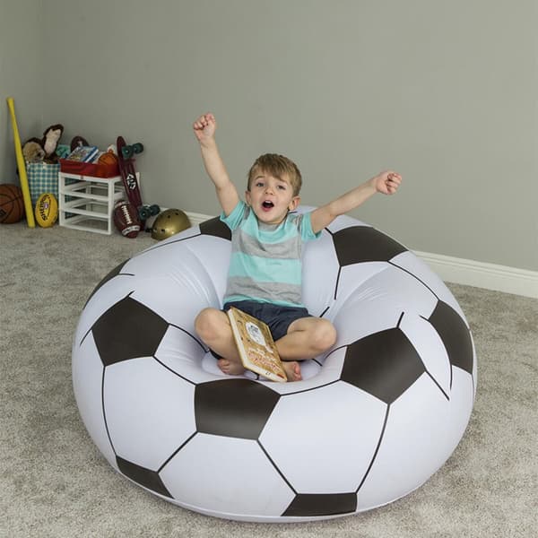 Bestway Jordens Jättestol Fotboll 114x112x66 cm +6 år Inomhus och Trädgård 75010